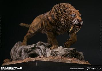 Museum Series: Smilodon Fatalis Statue Dry Gobi Version