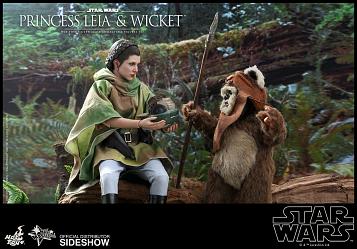 Star Wars: Princess Leia and Wicket 1:6 Scale Figure Set