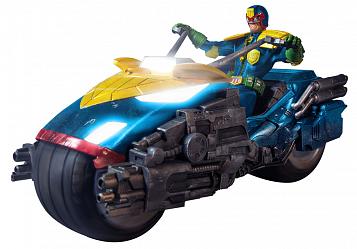 Judge Dredd Actionfigur 1/12 Judge Dredd with Lawmaster Bike Box