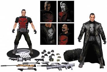 Marvel Universe Actionfigur 1/12 Punisher Deluxe Previews Exclus