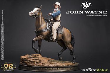 JOHN WAYNE ON HORSE OLD&RARE 1/6 RESIN S