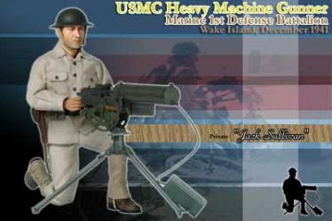 Jack Sullivan 12" USMC Heavy Machine Gunner
