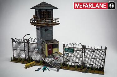 The Walking Dead TV series: Building Sets - Prison Tower & Gate