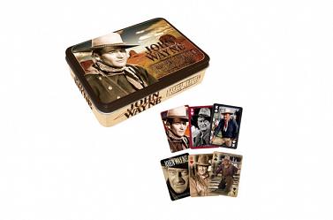 John Wayne Tin Box mit Spielkarten