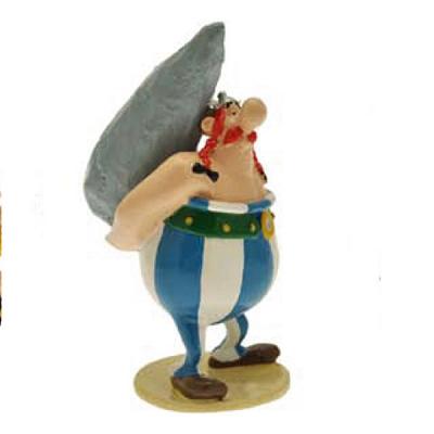 Obelix+Hinkelstein-Metal-Figur Neu im November !