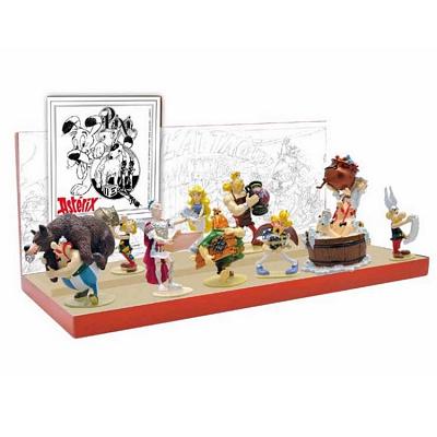 10 Metallfiguren im Set Astérix Origine Nr.2 mit Display