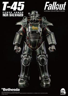 Fallout: T-45 NCR Salvaged Power Armor 1:6 Scale Figure