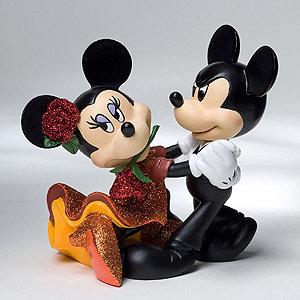 Micky&Minnie, Tango, 11cm Statue