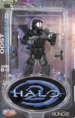 Halo 2 Series 4 ODST with Magnum Battle Rifle Shotgun Action Fig