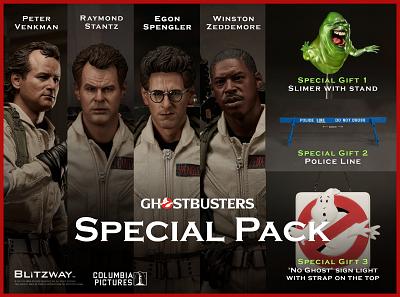 Ghostbusters: Special Pack - Set of 4 Premium 1:6 Scale Action F