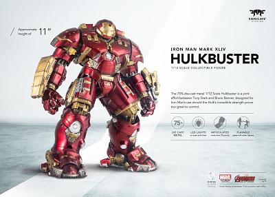 Avengers AoU: Mark 44 Iron Man - Hulkbuster 1:12 Diecast Figure