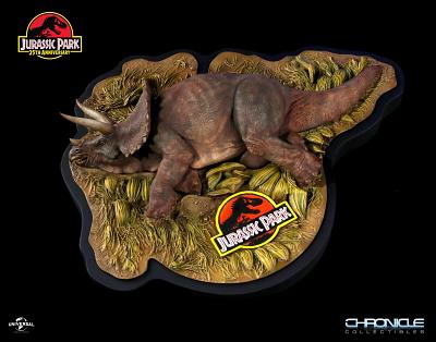 Jurassic Park: Sick Triceratops - 1:35 Scale Diorama