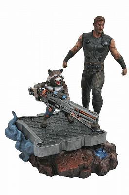 Marvel Premier: Avengers Infinity War - Thor and Rocket Statue