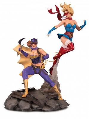DC Comics Bombshells: Batgirl and Supergirl Celebration Statue