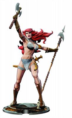 Frank Thorne: Red Sonja 45th Anniversary 12 inch Statue