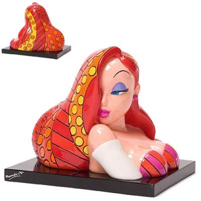 Britto Disney Figurines and Boxes - 5\" Jessica Rabbit Bust