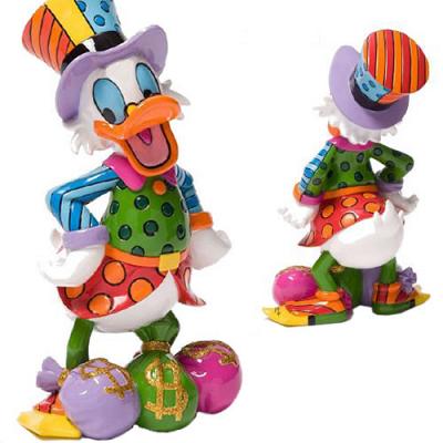 Britto Disney Figurines and Boxes - 8\" Scrooge Mc Duck