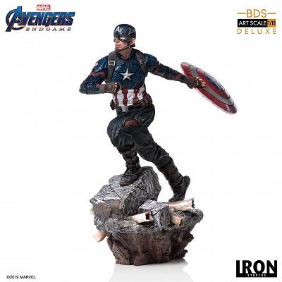 Marvel: Avengers Endgame - Deluxe Captain America 1:10 Scale Sta