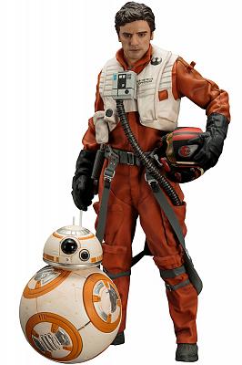 Star Wars The Force Awakens: Poe Dameron and BB-8 ARTFX+ PVC Sta