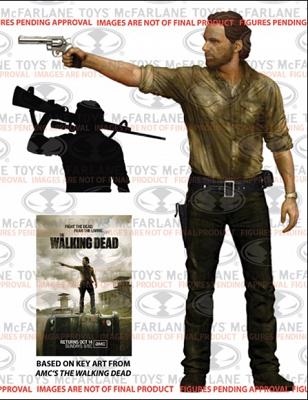 The Walking Dead: 10 inch Rick Grimes Deluxe Figure