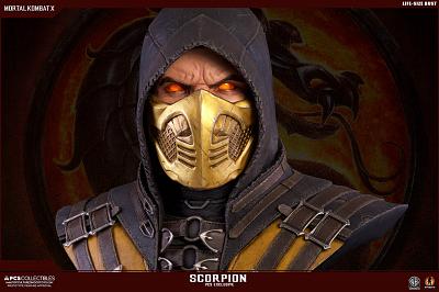 Mortal Kombat X: \'Hellfire\' Scorpion Exclusive Life-Sized Bust