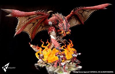 Monster Hunter: Rathalos - The Fiery Bundle Diorama