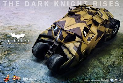 The Dark Knight Rises: Batmobile Camouflage Tumbler Sixth Scale 
