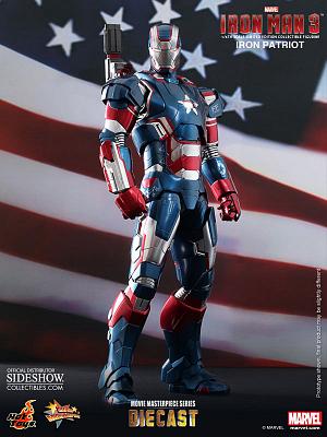 Iron Man 3: Iron Patriot Sixth Scale Figure LE (MMS Diecast Seri