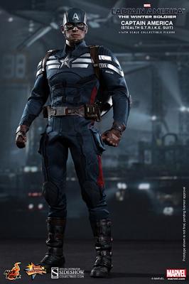Captain America: Stealth S.T.R.I.K.E. Suit Sixth Scale Figure