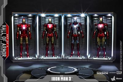 Marvel: Iron Man 3 - Hall of Armor Set of 4 - 1:6 Scale Accessor