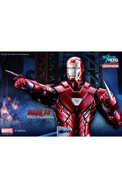 Iron Man 3 Action Hero Vignette 1/9 Mark XXXIII Silver Centurion