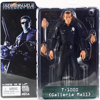 Terminator 2 series 3 T-1000 GALLERIA MALL action figure~NECA~Cu