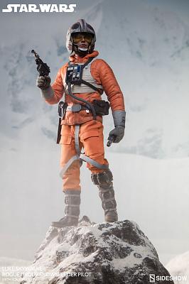 Star Wars Actionfigur 1/6 Luke Skywalker Rogue Group Snowspeeder