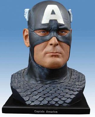 Alex Ross Captain America Head Bust