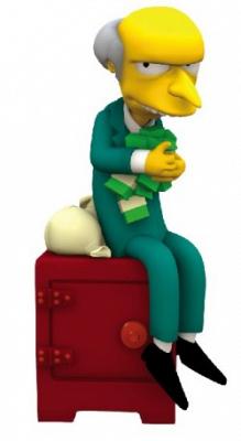 Simpsons - Mr. Burns 30cm Bobble Bank