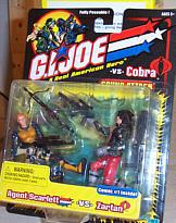 Gi Joe Scarlett vs Zartan