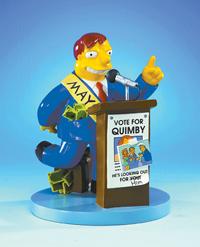 THE SIMPSONS: MAYOR QUIMBY STATUE