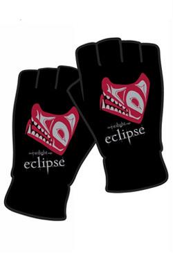Twilight Eclipse Handschuhe (Fingerlos) Wolves Head