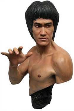 Bruce Lee Büste 1/1 Traditional Black Version 74 cm