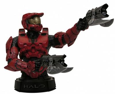 Halo 3 Master Chief Mini Bust (Red)