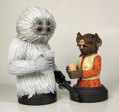 Kabe and Muftak mini bust 2-pack