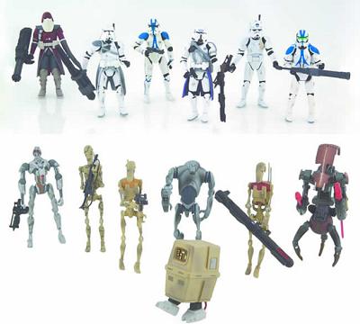 STAR WARS - Action Figure Previews exclusive Battlefont II pack