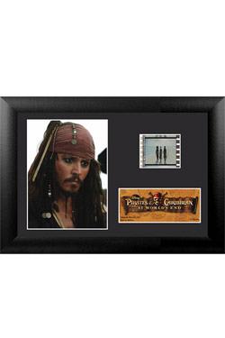 Fluch der Karibik Mini Film Cell im Holzrahmen Jack Sparrow