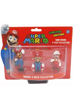 Super Mario Bros. Geschenkbox mit 3 Figuren Mario Edition 6 cm