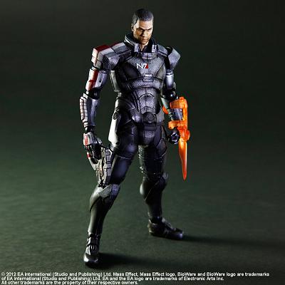 Mass Effect 3 Play Arts Kai Actionfigur Commander Shepard 22 cm