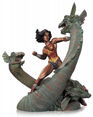 DC Comics Patina Statue Wonder Woman vs. Hydra 19 cm