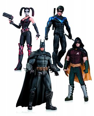 Batman Arkham City Actionfiguren 4er-Pack 17 cm