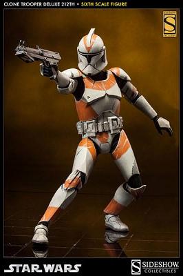 Star Wars Deluxe Actionfigur 1/6 212th Clone Trooper Sideshow Ex