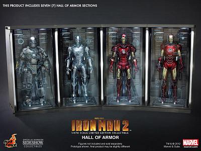 Iron Man 2 Dioramen Set 1/6 Hall of Armor 34 cm (7)