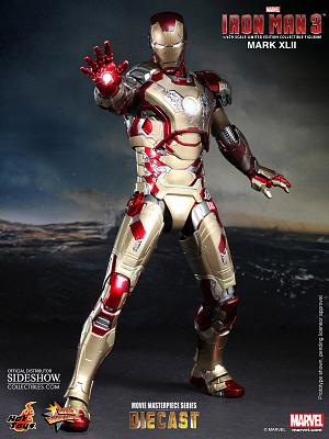 Iron Man 3 MMS Diecast Actionfigur 1/6 Iron Man Mark XLII 30 cm